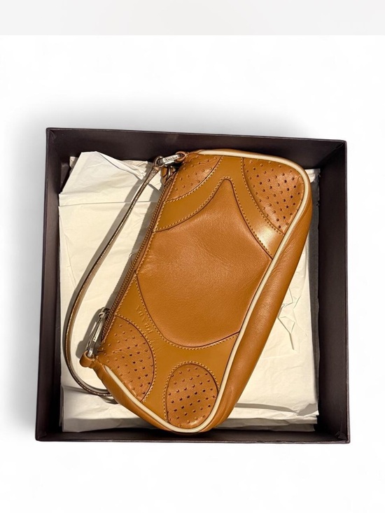 Prada Handbags - PRADA⭐️Authentic! Tan Leather Mini Bag!